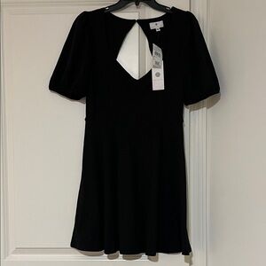 Socialite Black Backless Dress